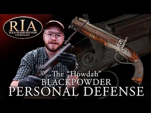 When double barrels aren't enough - Percussion "Howdah" Pistol with Snap Bayonet | RIAC