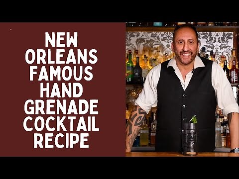 New Orleans Famous Hand Grenade Cocktail/ Let's Talk Drinks