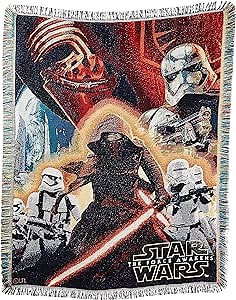 STAR WARS Northwest Woven Tapestry Throw Blanket, 48" x 60", Imperial Troops