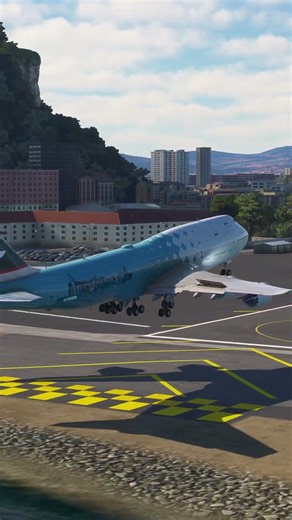 Impossible Landing!!! Amazing View before the Plane Lands at the Airport eps727