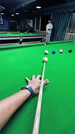 Pov Snooker Trick Shot Side Spin | Smooth Billiards #snooker #trickshot #billiards #pov
