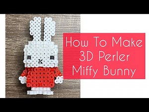 MIFFY BUNNY | 3D | Perler Beads | Tutorial