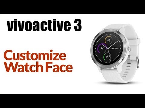 Garmin Vivoactive 3 - How To Change Default Watch Face