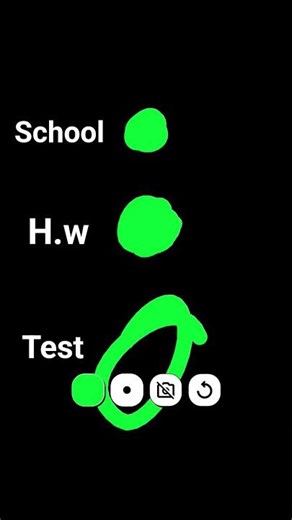 The difference of school, Homework and test