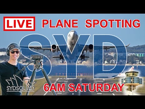 🔴 LIVE Sydney Airport Plane Spotting + ATC w/ Kurt 🔴 28/5/22 SydSquad SYD Live Cam 空港ライブカメラ