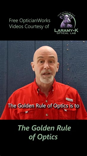 7.5K views · 142 reactions | The Golden Rule of Optics #optician #optical #laramyk #opticianworks #opticiantraining #abo #abocertification | Laramy-K OpticianWorks | Facebook