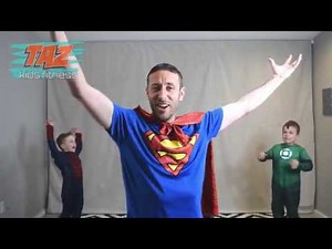 Fun Kids Fitness Workout! SUPERHERO Edition!