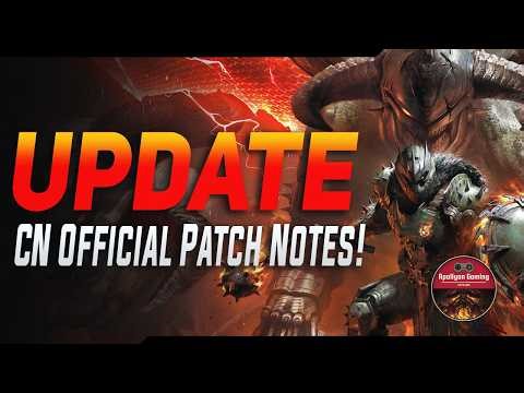 It Was All True - It’s Coming! Official CN Patch Notes