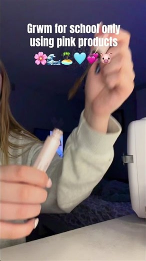 Grwm for school only using pink #fyp #grwm ‪@Glowrecipe‬ ‪@goodmolecules‬ ‪@MilkMakeup‬