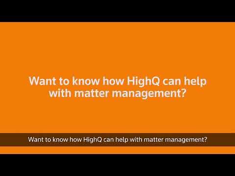 HighQ - Matter Management