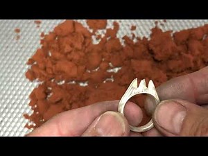 Sand Cast Ring in Sterling Silver