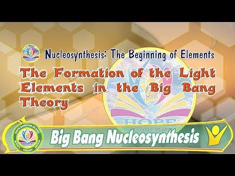 The Formation of the Light Elements in the Big Bang Theory