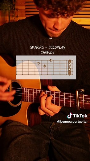 Learn to Play Coldplay's Sparks on Acoustic Guitar
