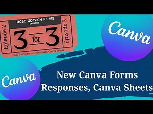 Updated NEW Canva Forms Interactive Live Surveys, Polls, Questions, Responses, & Canva Sheets