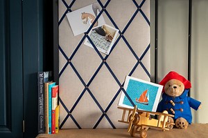 Natural Linen Fabric Notice Board (many Different Coloured Ribbons and Sizes) - Etsy UK