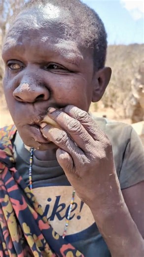 Roots is for food and getting water too, this roots contain a lot of water#africatribes#villagelife