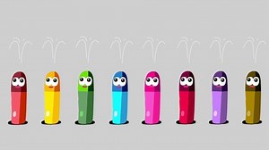 Worm Cartoon Animation X 8 Peek-a-boo Stock Footage Video (100% Royalty-free) 1086451571 | Shutterstock