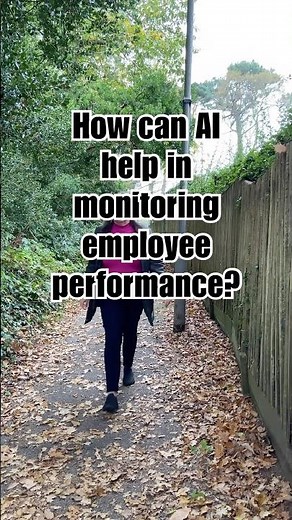 Boost employee performance with AI - smarter monitoring for HR success #aiinhr