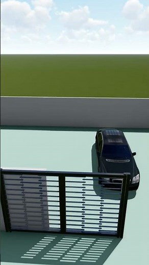 lumion walkthrough | 3D car animation | sliding Gate animation | Gate motion | car in motion