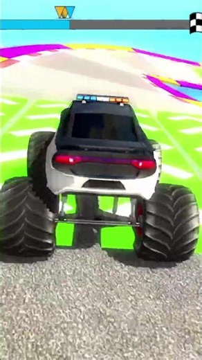 Police vs Monster Truck! 🚔💥 Epic Chase & Crazy Stunts!