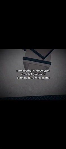 developer afraid of glass and banning it from his game in mm2