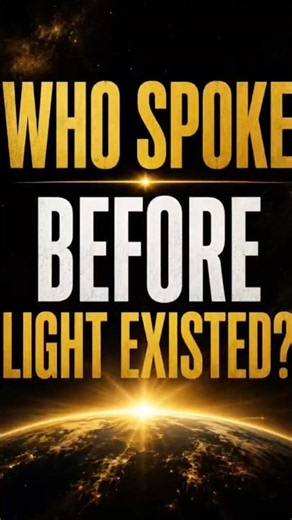 EVERY WORD STILL CREATES | Before Light, There Was His Voice