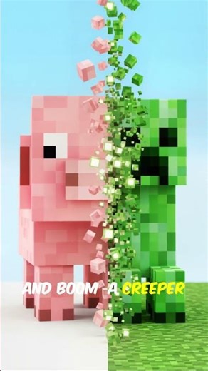 The pig glitch that makes creeper explode