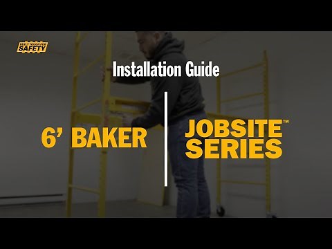 Installation guide for all Metaltech 6’ Baker scaffolding