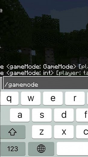 How to use the gamemode command in minecraft (ep5)