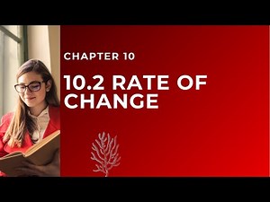 10.2 Rate of Change | Application of Differentiation SM015