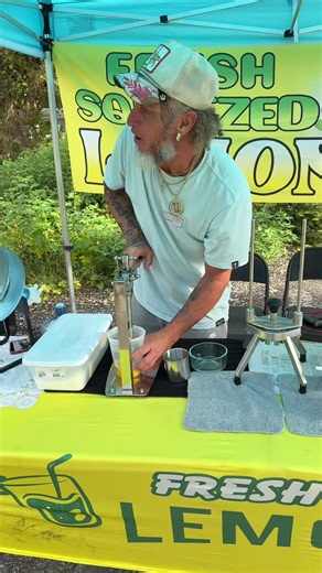 Fresh Squeezed Lemonade from a Roadside Stand 🍋