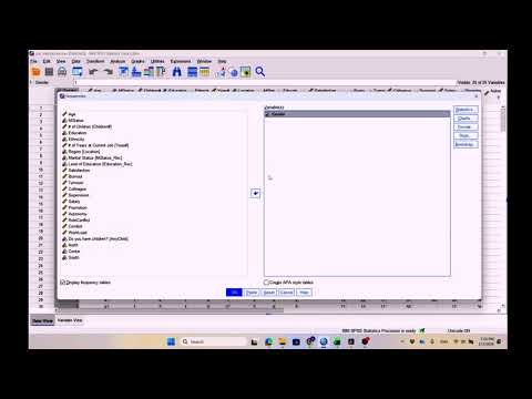 SPSS Beginner Tutorial - Part 2: Frequency Analysis