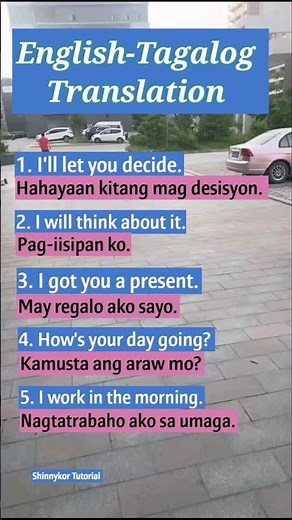 Useful English Tagalog Translation for Beginners Part 16 #englishtagalogphrases #educationalvideos
