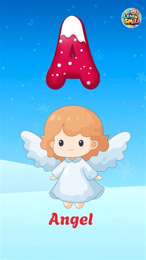 Christmas ABC English Poem for Kids 🎄 Learn A to Z Alphabet | Learn With Smile | ABC Poem