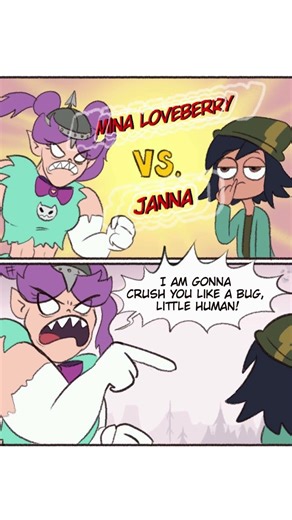 😱Janna vs Mina The Ultimate Brains Over Brawn (SVTFOE Comic)