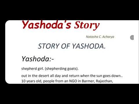 Yashoda's Story