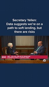 Treasury Secretary Janet Yellen discusses why she believes the economy is “on a path to a soft landing.” Watch more: | CNBC