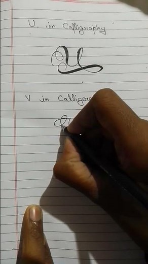 'V' Calligraphy designs #calligrphylearning #relatable #handwritingstyles #calligraphystyles