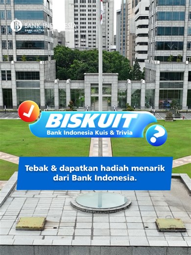 Seberapa update #SobatRupiah soal Bank Indonesia? 👀 Baru-baru ini Bank Indonesia berkolaborasi dengan otoritas dan lembaga baru saja menginisiasi program untuk memperkuat talenta muda digital Indonesia. Coba tebak, apa nama programnya? Jawab di kolom komentar untuk ikutan kuisnya dan menangkan hadiahnya! #diSetiapMaknaIndonesia #PIDI2026 #InovasiDigital