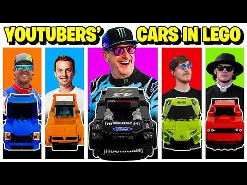 I Tried Rebuilding YouTubers’ Cars in LEGO… This Got Crazy!!!