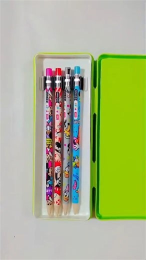 Filling my pencil case with cute stationery ✨️🤩 #schoolsupplies #backtoschool #asmr #shorts #box