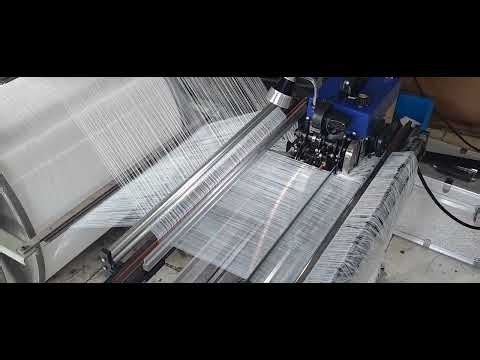 KNITMAX warp knotting machine demo knotting for warp knitting machine, needle loom & crochet machine
