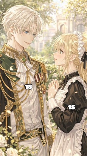 A love story between the Prince and his maid 💗🦋💕(( 3 years age gap))#manhwa #edit #shorts #romance