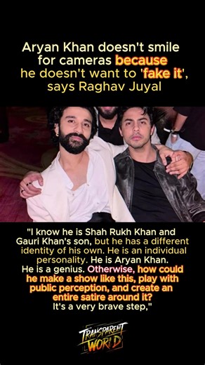 Raghav Juyal Breaks Silence on Shah Rukh Khan's Son, Aryan! 🎬 #aryankhan #raghavjuyal #srkfan