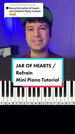 Learn Piano: Jar of Hearts Refrain Tutorial