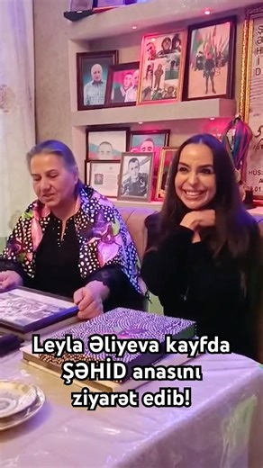 Leyla Əliyeva kayfda şəhid anasını ziyarət edib! Prezidentin qızı Leylanın ayıq günü olmur!