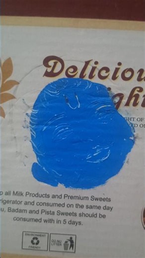 mithai k box ko canvas bna liya 😇😇aaj#shortsviral