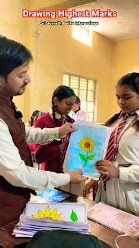 Drawing Highest Marks #schoolarts #schoolarts #school #artclass