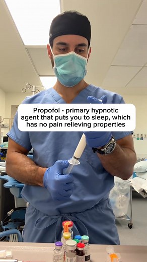 A basic recipe for sleep 😴 For educational purposes only. This list isn’t comprehensive — every patient is different. What we give (and how much) depends on individual patient factors, comorbidities, home medications, and how they respond in real time. #medicine #anesthesia #medicalstudent #fyp #nursingstudent | thedrjoe