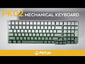 【產品】機械式鍵盤 PK系列 漸層款-PK02 MECHANICAL KEYBOARD 2023│POJUN波軍